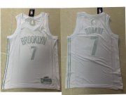 Wholesale Cheap Men's Brooklyn Nets #7 Kevin Durant White 2020 MVP Nike Swingman Stitched NBA Jersey