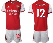 Wholesale Cheap Men 2021-2022 Club Arsenal home red 12 Soccer Jersey