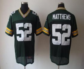Wholesale Cheap Nike Packers #52 Clay Matthews Green Team Color Men\'s Stitched NFL Elite Jersey