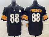 Wholesale Cheap Men's Pittsburgh Steelers #88 Pat Freiermuth Black 2023 FUSE Vapor Limited Stitched Jersey