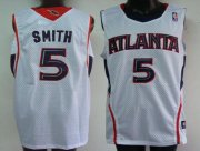 Wholesale Cheap Atlanta Hawks #5 Josh Smith White Swingman Jersey
