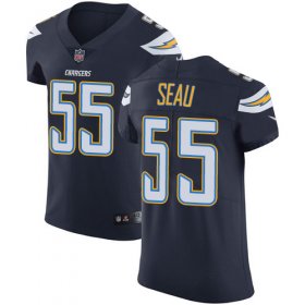 Wholesale Cheap Nike Chargers #55 Junior Seau Navy Blue Team Color Men\'s Stitched NFL Vapor Untouchable Elite Jersey