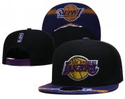 Wholesale Cheap Los Angeles Lakers Stitched Snapback Hats 069