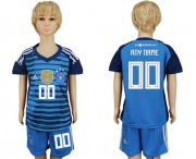 Wholesale Cheap Germany Personalized Blue Kid Soccer Country Jersey