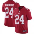 Wholesale Cheap Nike Giants #24 James Bradberry Red Alternate Men's Stitched NFL Vapor Untouchable Limited Jersey