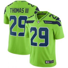 Wholesale Cheap Nike Seahawks #29 Earl Thomas III Green Men\'s Stitched NFL Limited Rush Jersey