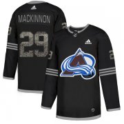 Wholesale Cheap Adidas Avalanche #29 Nathan MacKinnon Black Authentic Classic Stitched NHL Jersey