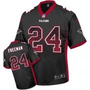 Wholesale Cheap Nike Falcons #24 Devonta Freeman Black Alternate Youth Stitched NFL Elite Drift Fashion Jersey