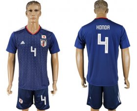 Wholesale Cheap Japan #4 Honda Home Soccer Country Jersey