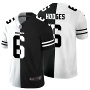 Cheap Pittsburgh Steelers #6 Devlin Hodges Men's Black V White Peace Split Nike Vapor Untouchable Limited NFL Jersey