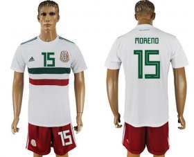 Wholesale Cheap Mexico #15 H.Moreno Away Soccer Country Jersey