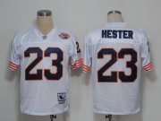 Wholesale Cheap Mitchell and Ness Bears #23 Devin Hester White Big No. Stitched NFL Jersey