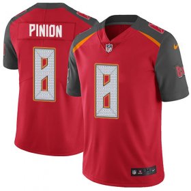Wholesale Cheap Nike Buccaneers #8 Bradley Pinion Red Team Color Men\'s Stitched NFL Vapor Untouchable Limited Jersey