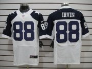 Wholesale Cheap Nike Cowboys #88 Michael Irvin White Thanksgiving Throwback Men's Stitched NFL Elite Jersey