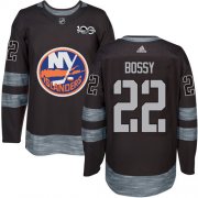 Wholesale Cheap Adidas Islanders #22 Mike Bossy Black 1917-2017 100th Anniversary Stitched NHL Jersey
