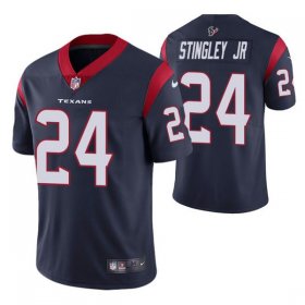 Wholesale Cheap Men\'s Houston Texans #24 Derek Stingley Jr. Navy Vapor Untouchable Limited Stitched Jersey