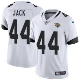 Wholesale Cheap Nike Jaguars #44 Myles Jack White Men\'s Stitched NFL Vapor Untouchable Limited Jersey
