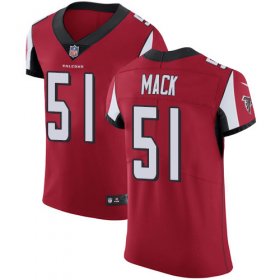 Wholesale Cheap Nike Falcons #51 Alex Mack Red Team Color Men\'s Stitched NFL Vapor Untouchable Elite Jersey
