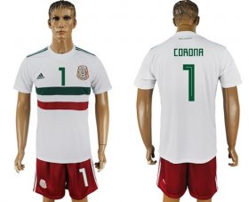 Wholesale Cheap Mexico #1 Corona Away Soccer Country Jersey