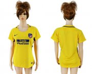 Wholesale Cheap Women's Atletico Madrid Blank Away Soccer Club Jersey