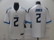 Wholesale Cheap Nike Tennessee Titans 2 Julio Jones White Men Stitched NFL Vapor Untouchable Limited Jersey