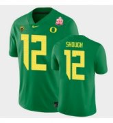 Wholesale Cheap Men Oregon Ducks Tyler Shough 2021 Fiesta Bowl Green Game Jersey 0A