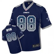 Wholesale Cheap Nike Cowboys #88 Michael Irvin Navy Blue Team Color Men's Stitched NFL Elite Drift Fashion Jersey