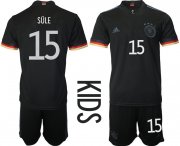 Wholesale Cheap 2021 European Cup Germany away Youth 15 soccer jerseys