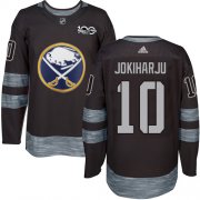 Wholesale Cheap Adidas Sabres #10 Henri Jokiharju Black 1917-2017 100th Anniversary Stitched NHL Jersey