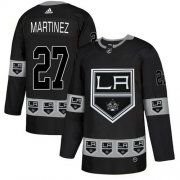 Wholesale Cheap Adidas Kings #27 Alec Martinez Black Authentic Team Logo Fashion Stitched NHL Jersey