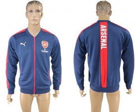 Wholesale Cheap Arsenal Soccer Jackets Blue