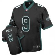Wholesale Cheap Nike Eagles #9 Nick Foles Black Alternate Men's Stitched NFL Elite Drift Fashion Jersey