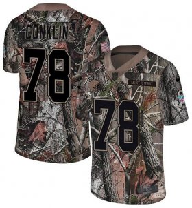 Wholesale Cheap Nike Browns #78 Jack Conklin Camo Men\'s Stitched NFL Limited Rush Realtree Jersey