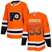 Wholesale Cheap Adidas Flyers #93 Jakub Voracek Orange Home Authentic Drift Fashion Stitched NHL Jersey