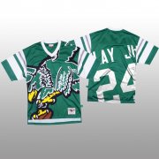 Wholesale Cheap NFL Philadelphia Eagles #24 Darius Slay Jr Green Men's Mitchell & Nell Big Face Fashion Limited NFL Jersey