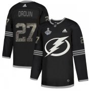 Cheap Adidas Lightning #27 Ryan McDonagh Black Authentic Classic 2020 Stanley Cup Champions Stitched NHL Jersey