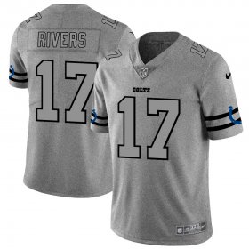 Wholesale Cheap Indianapolis Colts #17 Philip Rivers Men\'s Nike Gray Gridiron II Vapor Untouchable Limited NFL Jersey