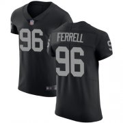 Wholesale Cheap Nike Raiders #96 Clelin Ferrell Black Team Color Men's Stitched NFL Vapor Untouchable Elite Jersey