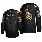 Wholesale Cheap Adidas Senators #44 Jean-Gabriel Pageau Men's 2019 Black Golden Edition Authentic Stitched NHL Jersey