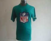 Wholesale Cheap Nike NFL Sideline Legend Authentic Logo Dri-FIT NFL Logo T-Shirt Teal Green