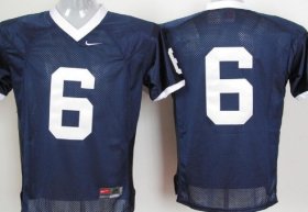 Wholesale Cheap Penn State Nittany Lions #6 Navy Blue Jersey