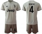 Wholesale Cheap Juventus #4 Benatia Away Soccer Club Jersey