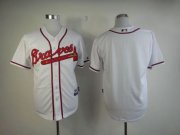 Wholesale Cheap Braves Blank White Cool Base Stitched MLB Jersey