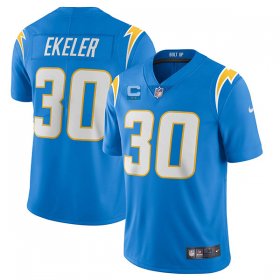 Wholesale Cheap Men\'s Los Angeles Chargers 2022 #30 Austin Ekeler Blue With 2-star C Patch Vapor Untouchable Limited Stitched NFL Jersey