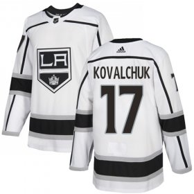 Wholesale Cheap Adidas Kings #17 Ilya Kovalchuk White Road Authentic Stitched NHL Jersey