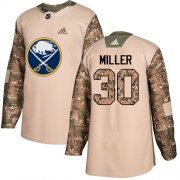 Wholesale Cheap Adidas Sabres #30 Ryan Miller Camo Authentic 2017 Veterans Day Stitched NHL Jersey