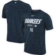 Wholesale Cheap New York Yankees Nike Authentic Collection Velocity Team Issue Performance T-Shirt Navy