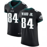 Wholesale Cheap Nike Eagles #84 Greg Ward Jr. Black Alternate Men's Stitched NFL New Elite Jersey