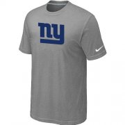 Wholesale Cheap NFL New York Giants Sideline Legend Authentic Logo T-Shirt L.Grey