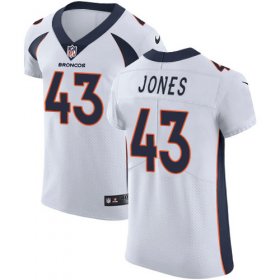 Wholesale Cheap Nike Broncos #43 Joe Jones White Men\'s Stitched NFL New Elite Jersey